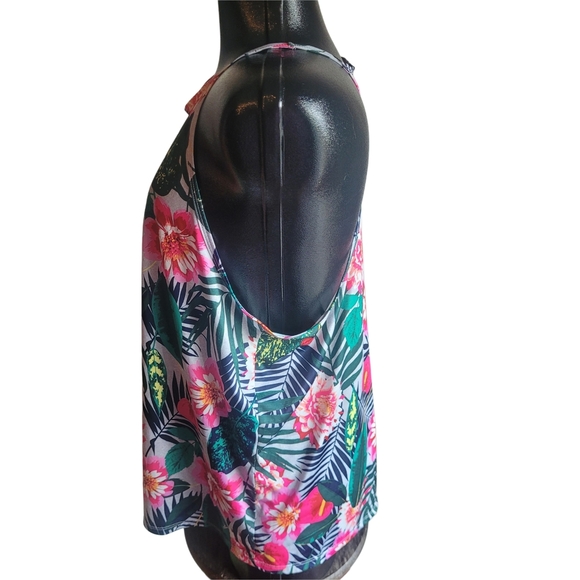 Old Navy Active Floral Print Tank Top XL - Picture 4 of 5
